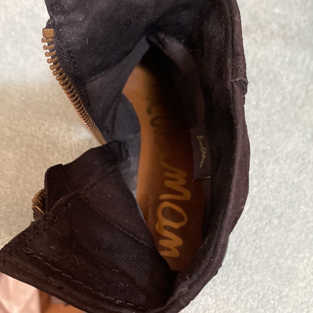 Sam Edelman black suede boots size 9.5 - Picture 8 of 11